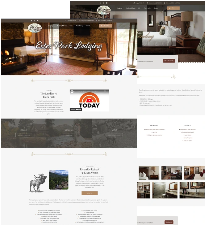 web design fort collins lodging company web design