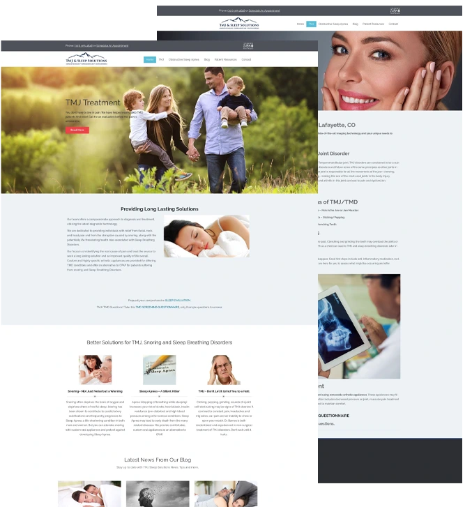 website design fort collins colorado dentist web design